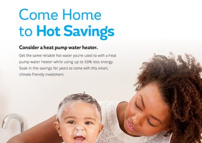 Heat Pump Water Heater Marketing & Info Sheet