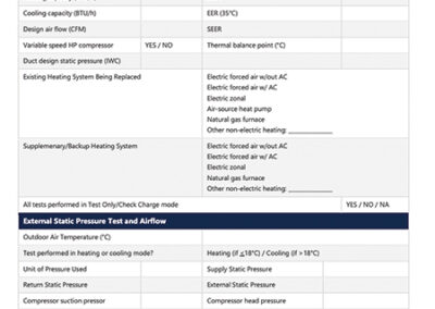HPSC Heat Pump Commissioning Report