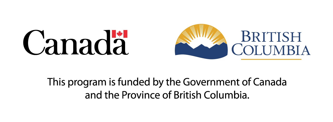 Canada and Province of BC logo Acknowledgement. 