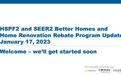 Upcoming HSPF2/SEER2 Changes and Provincial Rebate Programs