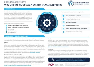Home Energy Retrofits: Why Use the House-as-a-System Approach
