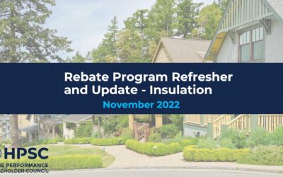 BC Hydro, FortisBC and the Province Rebate Refresher and Update – Insulation
